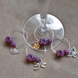 🐞$5 add-on with $20+  Stemware charms